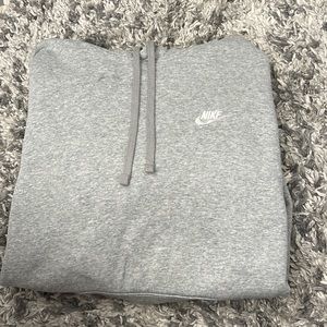 GRAY NIKE HOODIE unisex